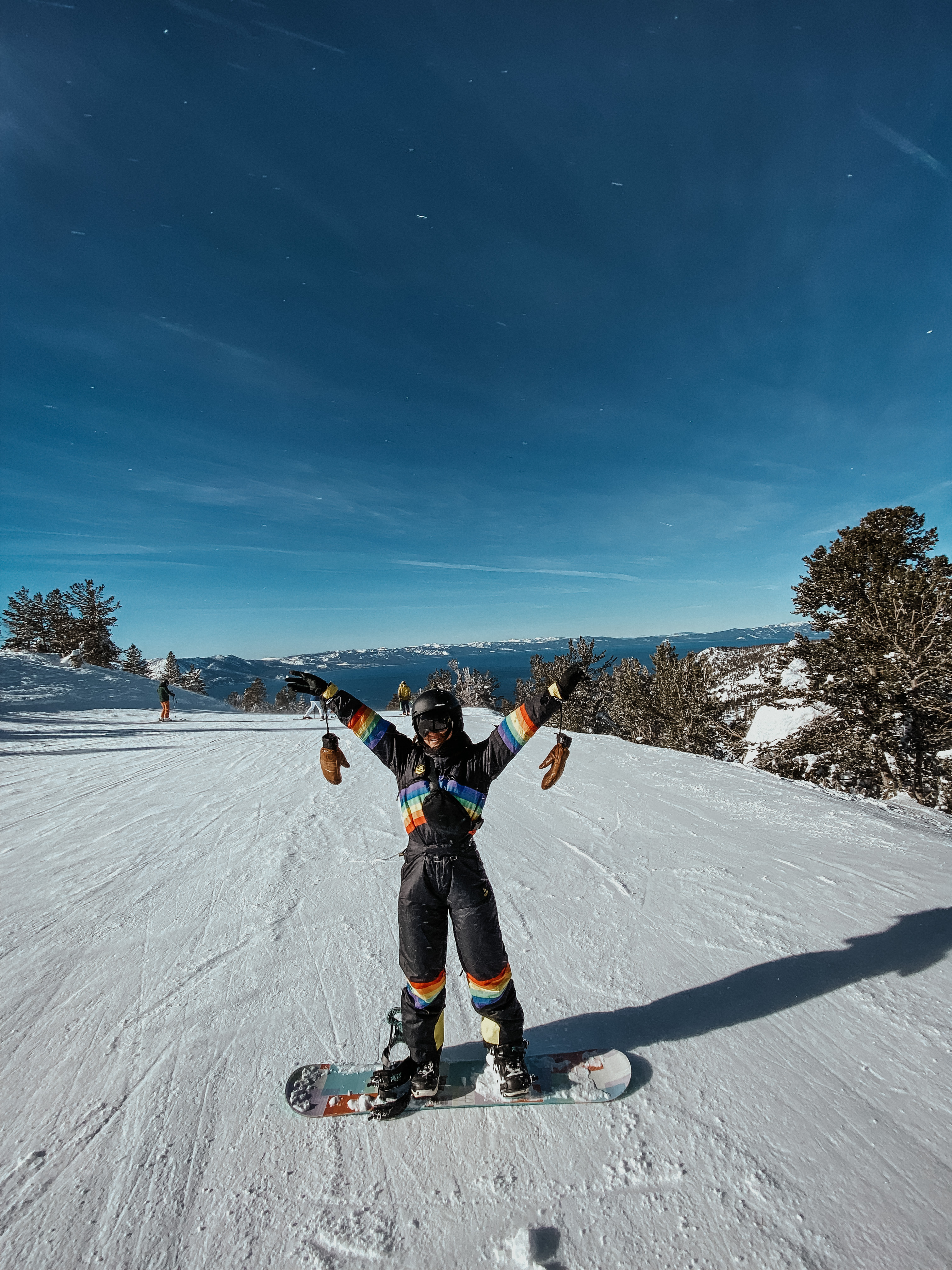 Snowboarding Mountain Views